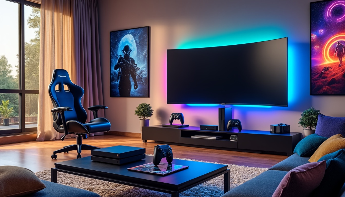 découvrez comment transformer votre salon en un espace convivial et optimisé pour les jeux vidéo. des astuces de décoration aux choix de mobilier, créez un environnement ludique et confortable pour vivre vos sessions de jeu à fond.